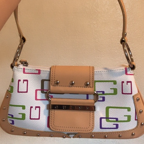 Guess Handbags - Guess purse neon logo